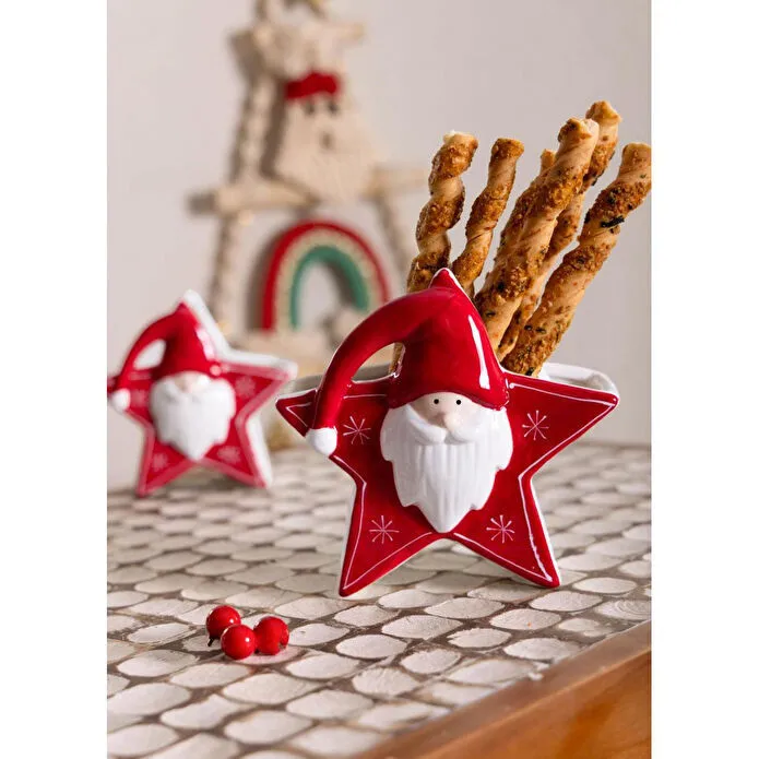 The Mia Dekoratif Yıldız Vazo 15x8x14 Cm