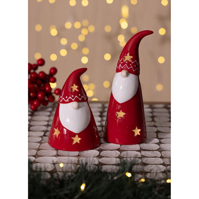 The Mia Dekoratif Tealight Yılbaşı Süsü Şanş Cücesi 8x8x11