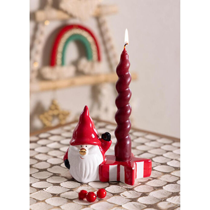 The Mia Yılbaşı Süsü Yıldız Mumluk 14x9x11 Cm