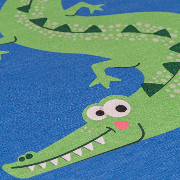 Itsy Bitsy Kids Croc-a-dream Çok Renkli Yıkanabilir Çocuk Halısı 120x160cm