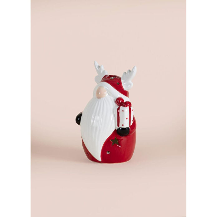 The Mia Dekoratif Yılbaşı Süsü Led Işıklı Cüce 10x8x14 Cm