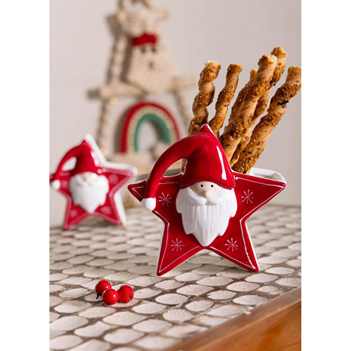 The Mia Dekoratif Yıldız Vazo 12x7x12 Cm