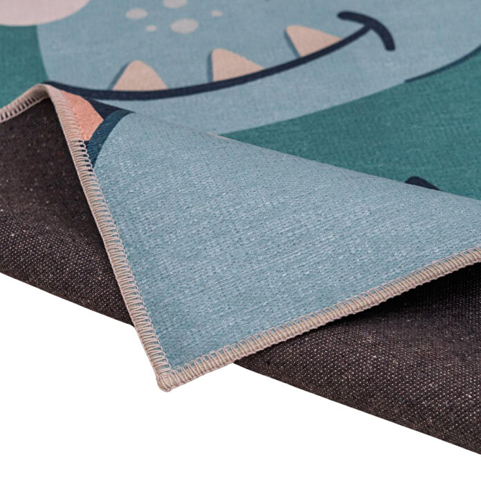 Itsy Bitsy Kids Dinotopia Çok Renkli Yıkanabilir Çocuk Halısı 120x160cm