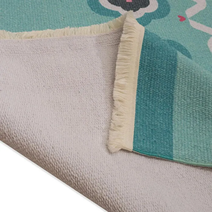 Itsy Bitsy Kids Sukha Mint Yeşili Yıkanabilir Çocuk Halısı 120x160cm