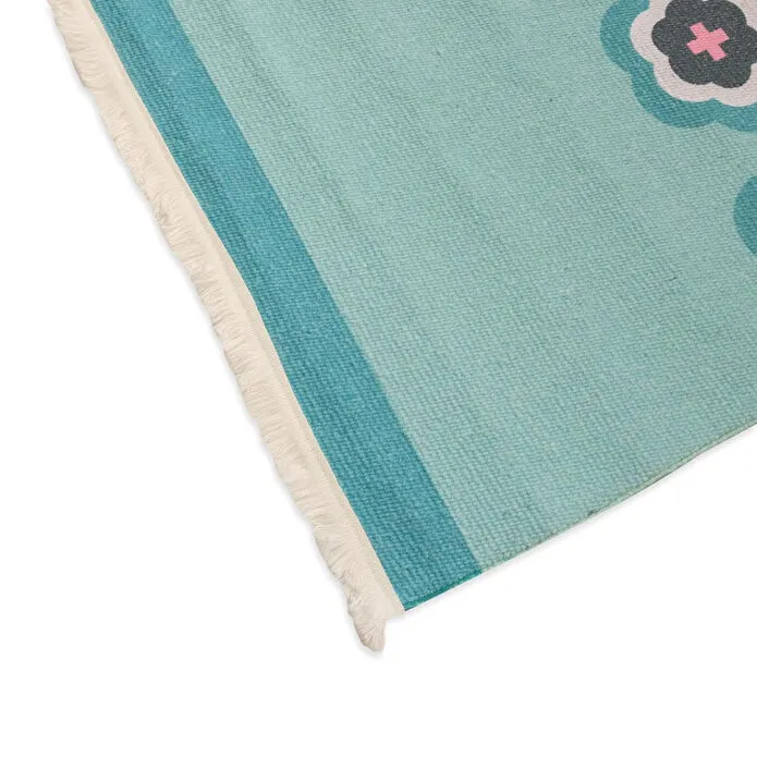 Itsy Bitsy Kids Sukha Mint Yeşili Yıkanabilir Çocuk Halısı 120x160cm