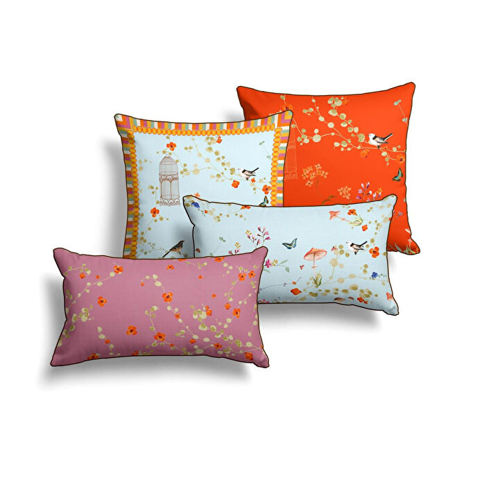 Maxxdeco 43x43 Cm Biyeli Kırlent Kılıfı- 12561