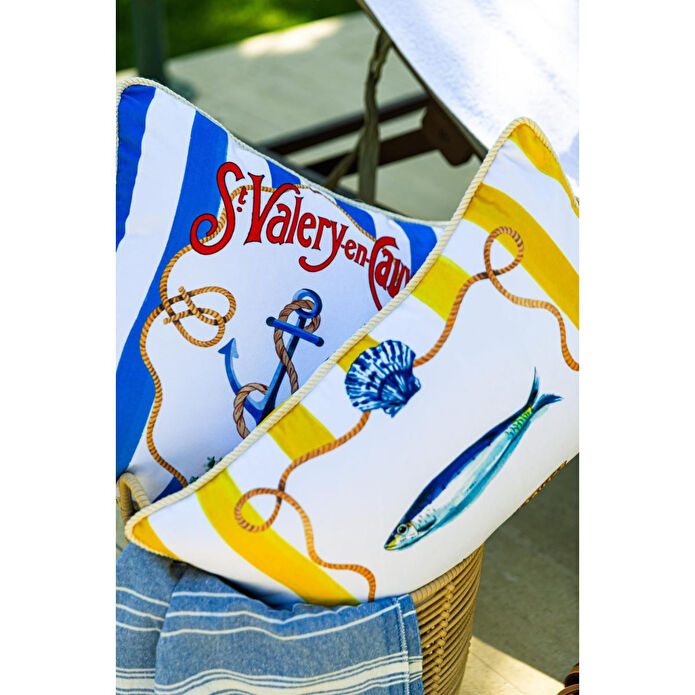 Maxxdeco 30x50 Cm Halat Biyeli Kırlent Kılıfı