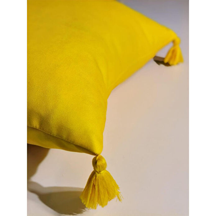 Maxxdeco 43x43 Cm Püsküllü Kırlent Kılıfı