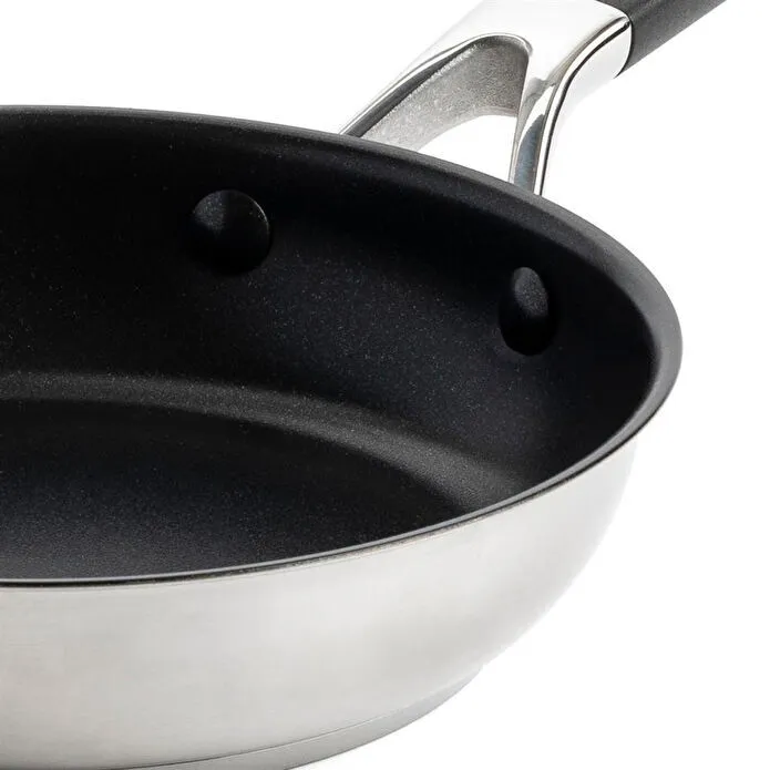 Kitchenaid Paslanmaz Çelik Kızartma Tavası Seti, Seramik Kaplama 20 Cm + 24 Cm + 28 Cm