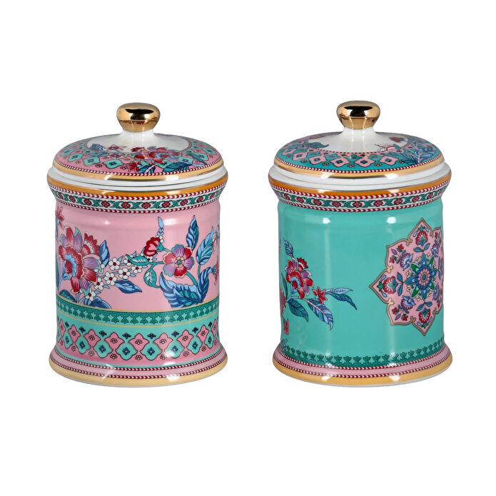 Lucky Art Bloome Bone 2li Kavanoz Seti 14cm