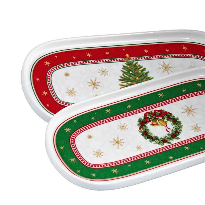 Lucky Art Merrilyn Bone 25cm 2 Li Tabak Seti