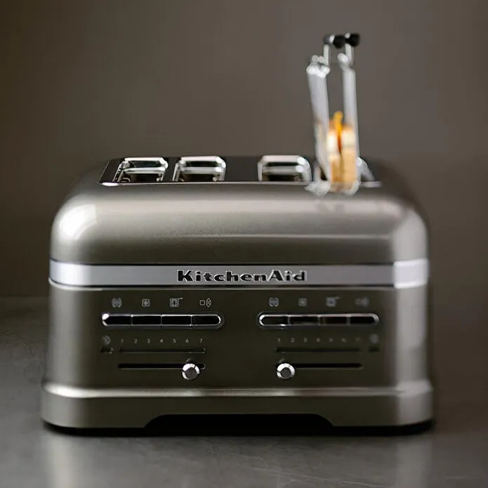 Kitchenaid Artisan 4 Dilim Ekmek Kızartma Makinesi - 5kmt4205 Medallion Silver