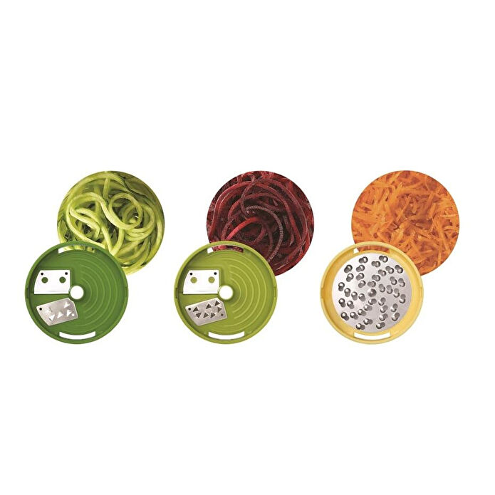 Joseph Joseph Spiro El Tipi Spiral Kesici - Renkli Çok Renkli