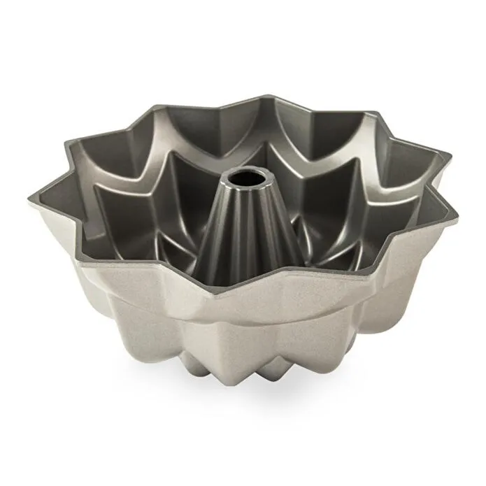 Nordicware Vintage Yıldız Bundt Kek Kalıbı Gümüş