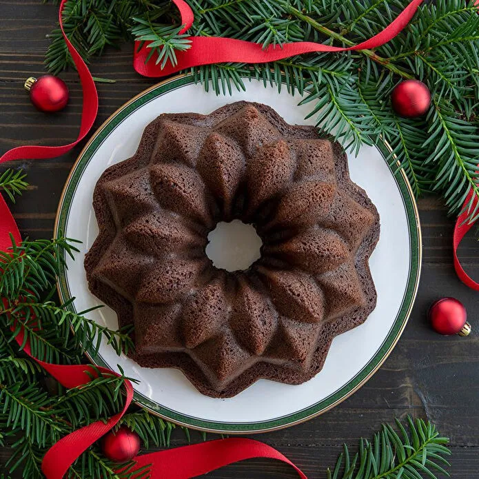 Nordicware Vintage Yıldız Bundt Kek Kalıbı Gümüş