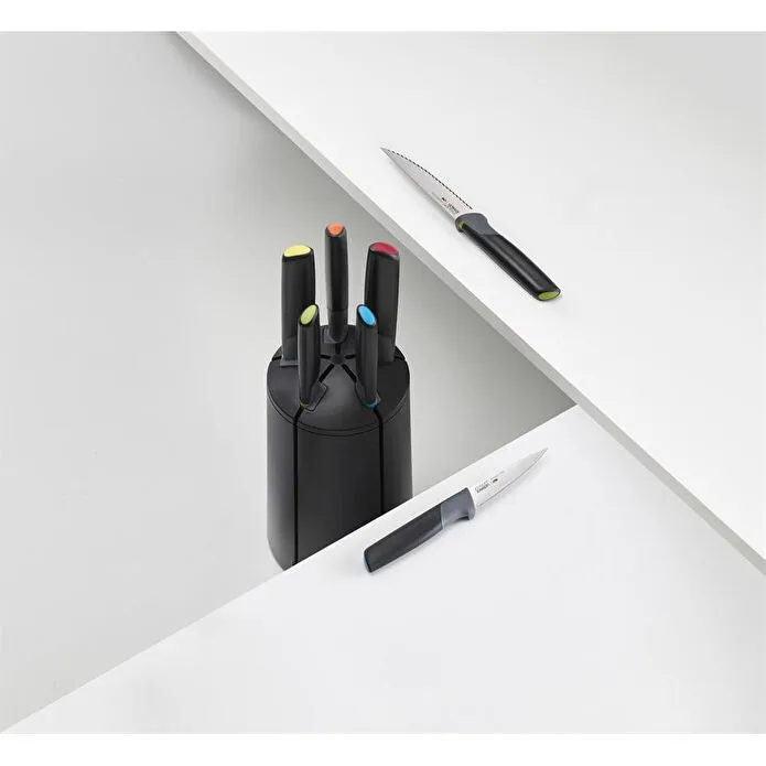 Joseph Joseph Elevate™ 5'li Bıçak Carousel Set Opal