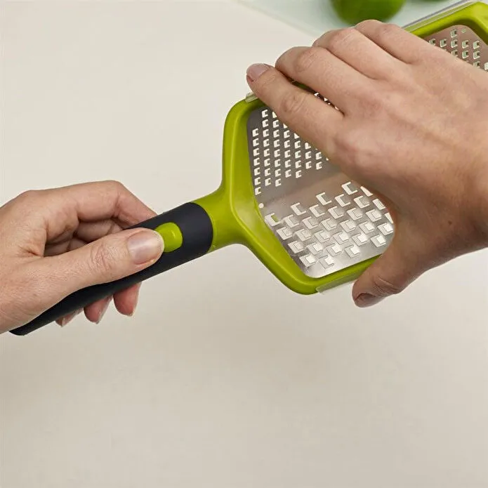Joseph Joseph Twist Grater™ Katlanır Saklama Kaplı 2'li Rende Haki Yeşil