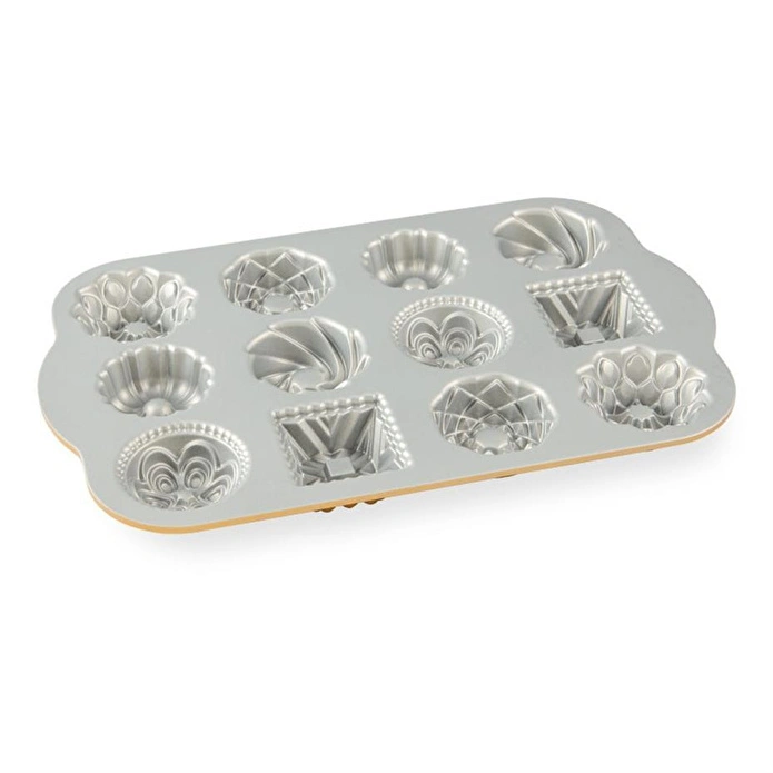 Nordicware Mini Bundt Şekilleri Kalıbı Altın