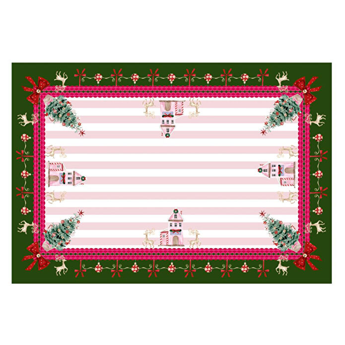 Maxxdeco 140x200 Cm Masa Örtüsü-pink- 12577