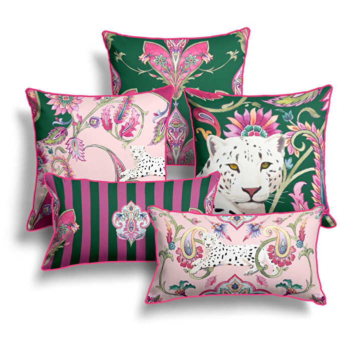 Maxxdeco 43x43 Cm Biyeli Kadife Kırlent Kılıfı- 12436