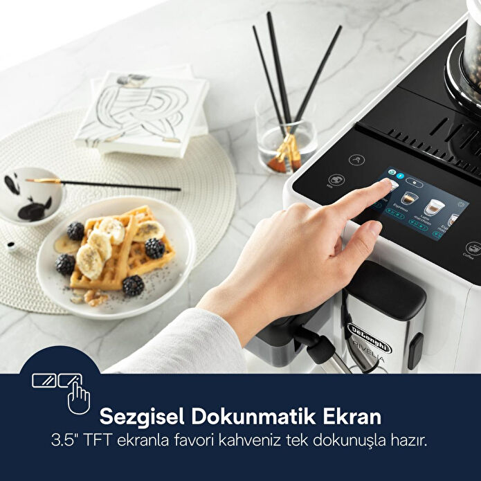 Delonghi Rivelia Exam440.55.w Tam Otomatik Kahve Makinesi