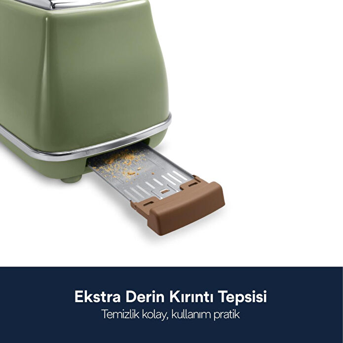 Delonghi Icona Vintage İki Dilim Ekmek Kızartma Makinesi Ctov 2103.gr