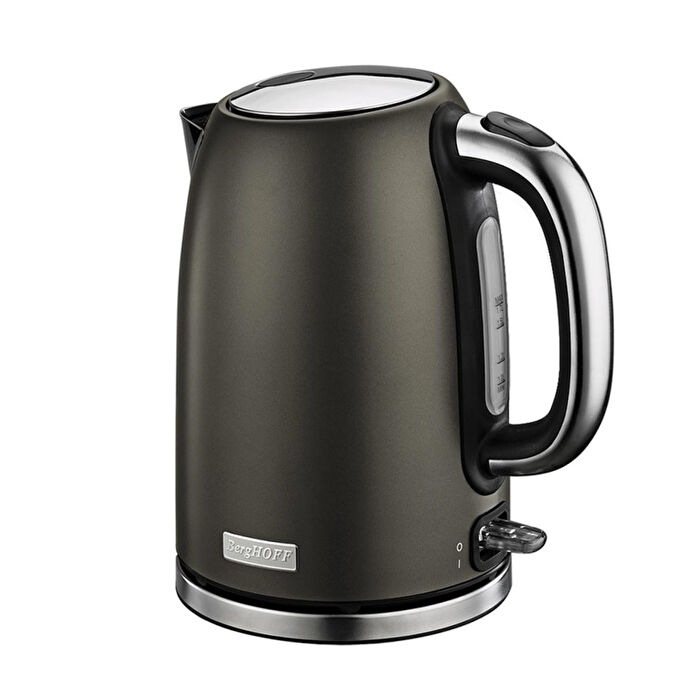 Berghoff Gem Titan 1.7 Litre Parlak Füme Su Isiticisi Ve Berghoff Ekmek Kizartma Makinesi