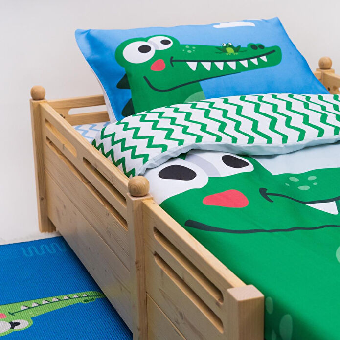 Itsy Bitsy Kids Croc-a-dream Nevresim Seti, Multicolor, 140x200cm