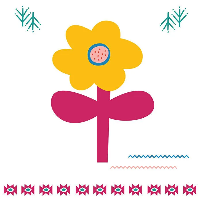 Itsy Bitsy Kids Big Flower Çift Taraflı Pamuk Saten Sarı Çocuk Nevresim Seti 140x200cm