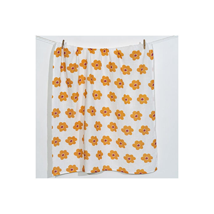 Itsy Bitsy Kids Amulet Lemon Bloom , Müslin Bebek Örtüsü , 70x70 Cm