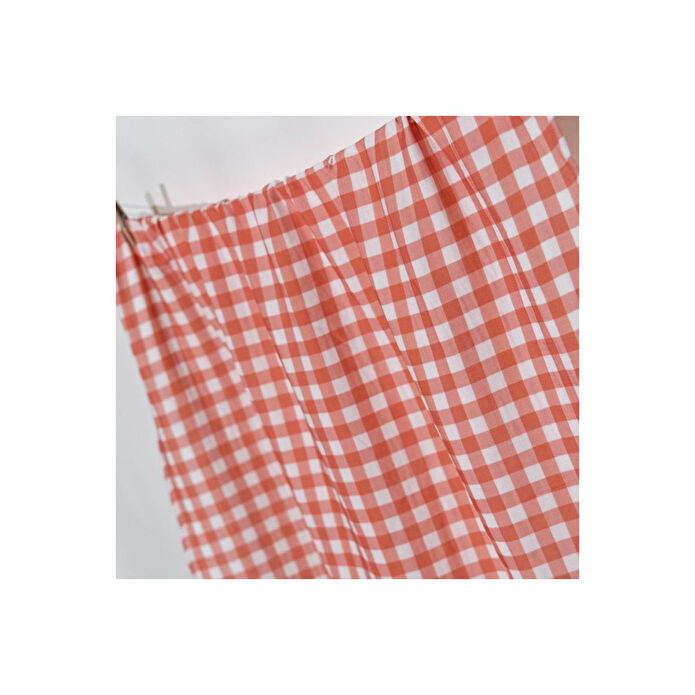 Itsy Bitsy Kids Bird Of Life Orange Check , Müslin Bebek Örtüsü , 70x70 Cm