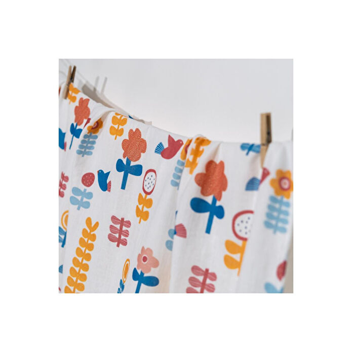 Itsy Bitsy Kids Amulet Lemon, Müslin Bebek Örtüsü , 70x70 Cm