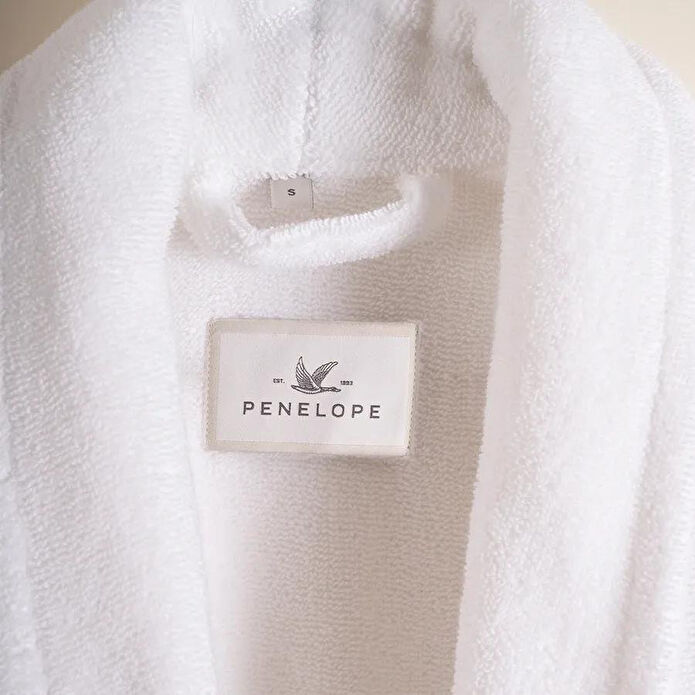 Penelope %100 Pamuk Bornoz M Beyaz - Noa Serisi