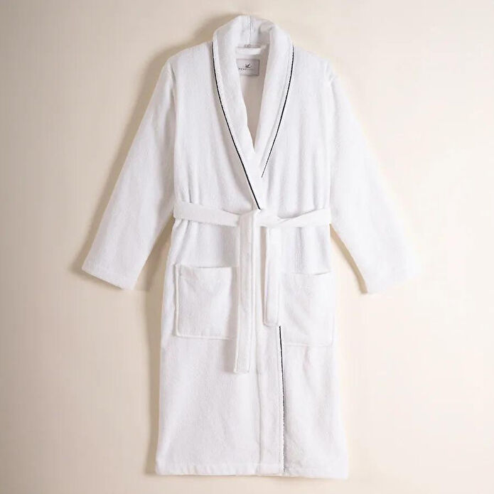 Penelope %100 Pamuk Bornoz Xl Lacivert - Liana Serisi