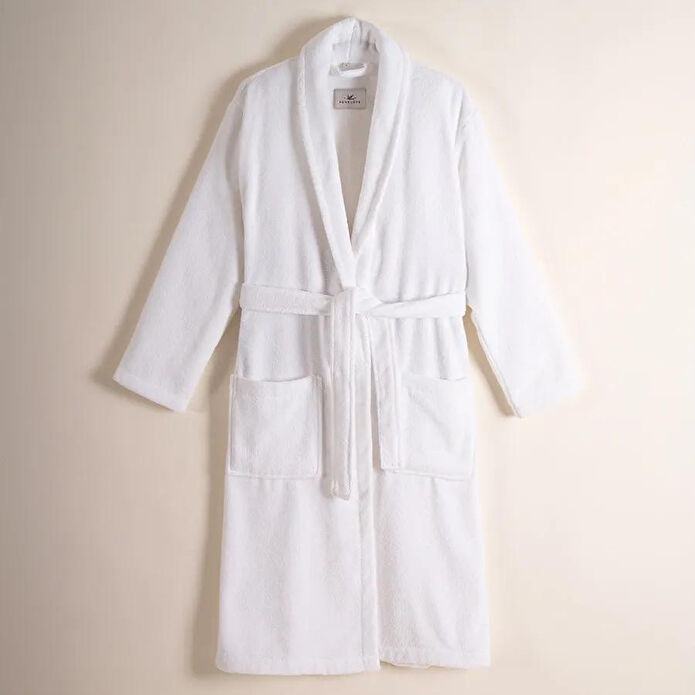 Penelope %100 Pamuk Bornoz Xxl Beyaz - Noa Serisi