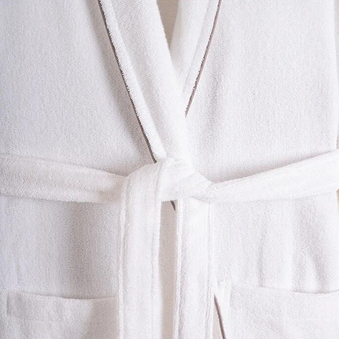 Penelope %100 Pamuk Bornoz Taş Rengi Xxl - Liana Serisi