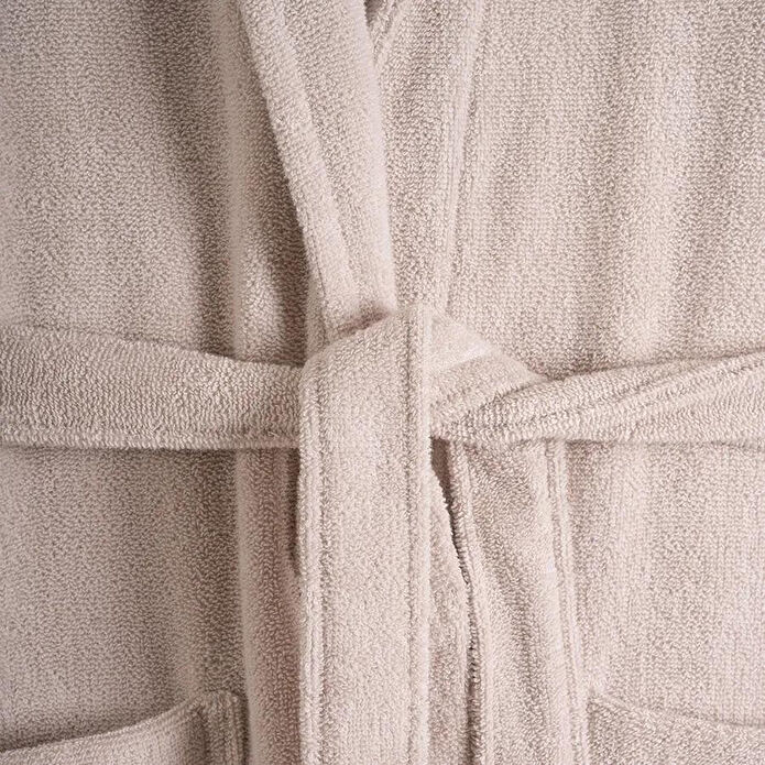 Penelope %100 Pamuk Bornoz Taş Rengi Xl - Noa Serisi