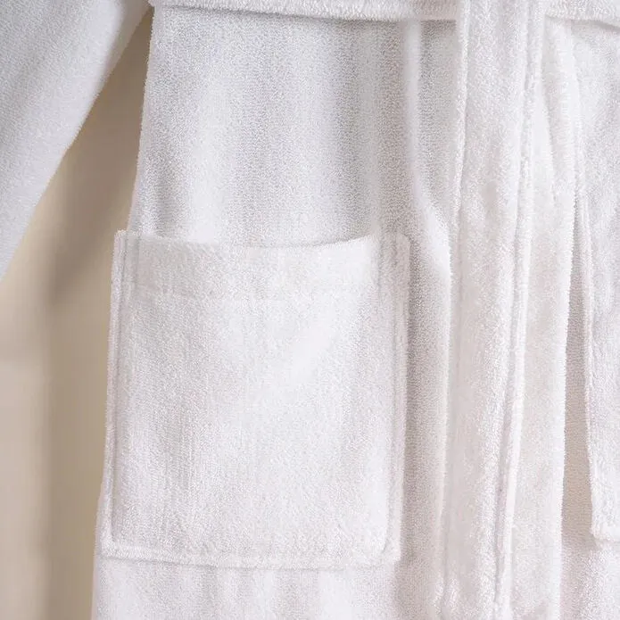 Penelope %100 Pamuk Bornoz Xl Beyaz - Noa Serisi