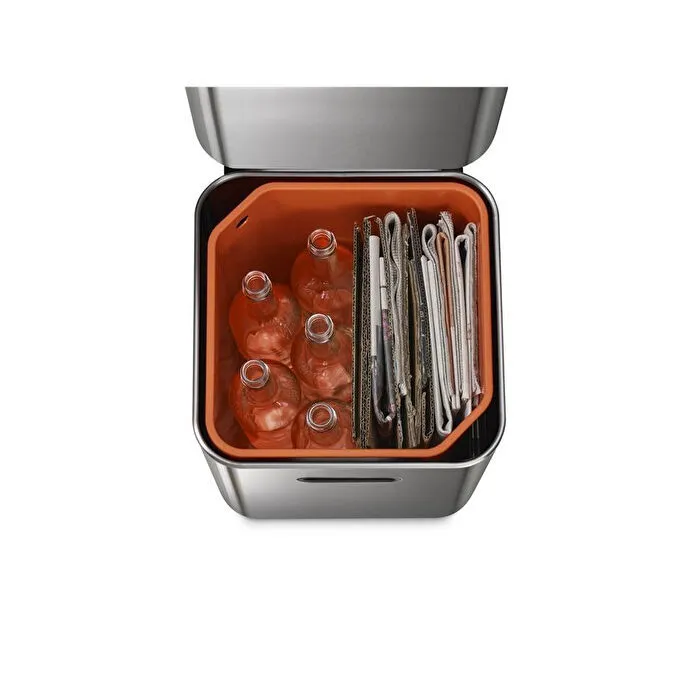 Joseph Joseph Totem Çöp Kovası 40 Litre Paslanmaz Çelik