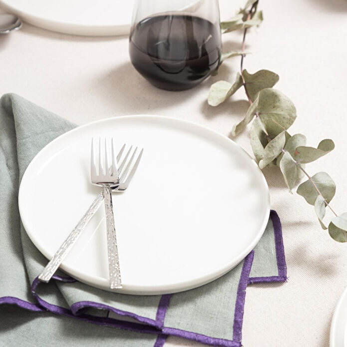 Mudo Home Ephesus White Pasta Tabaği Seti̇ 6li -20cm