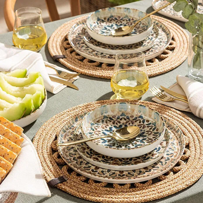 Mudo Home Ephesus 18 Parça Porselen Yemek Takimi