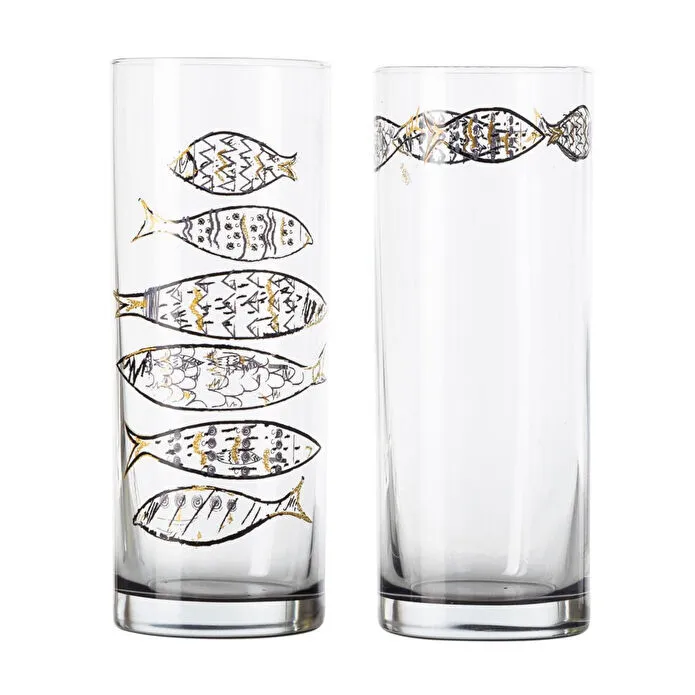 Mudo Home Gold Fish Raki Bardaği Seti̇ 6li -200ml