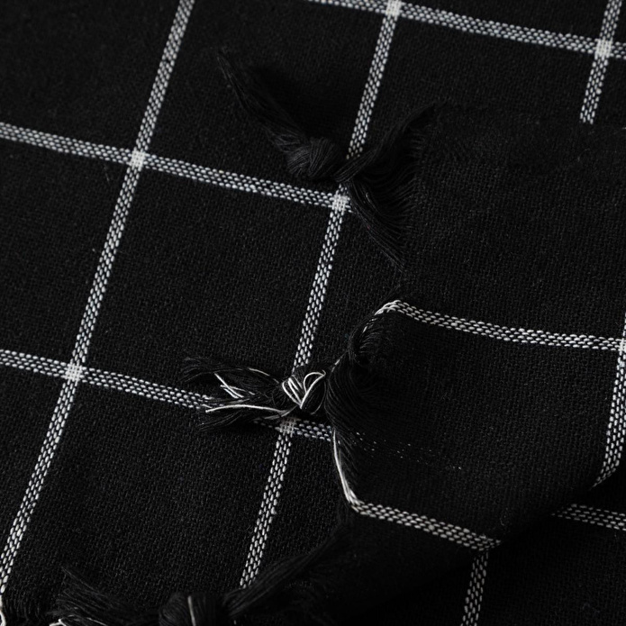 Mudo Home Edwin Si̇yah Çok Amaçli Örtü 140x140