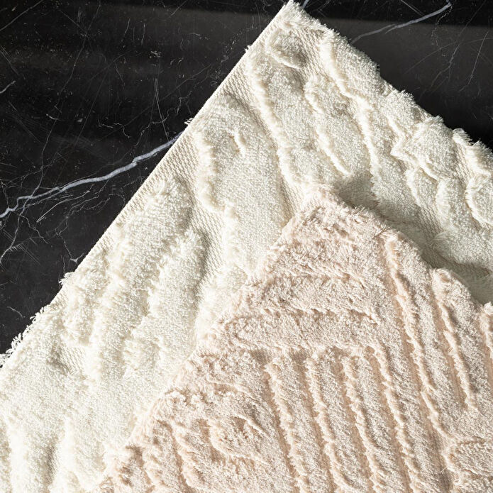 Mudo Home Milan 2'li̇ Banyo Paspas Seti̇ Bej