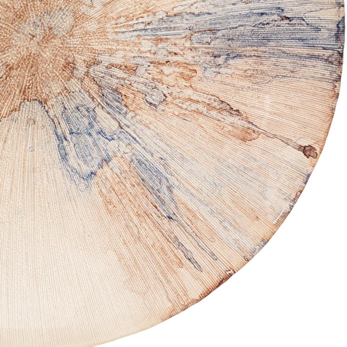 Mudo Home Colby Blue Dekorati̇f Kase 30cm