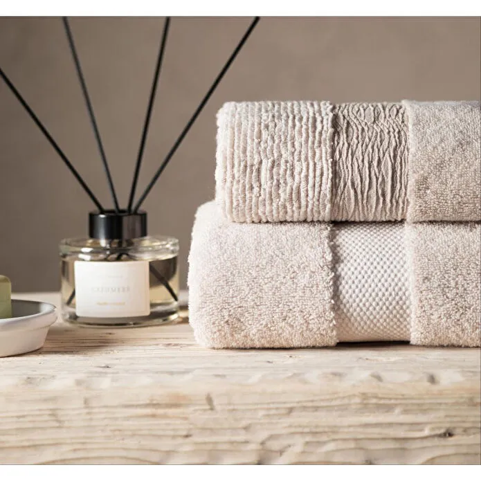 Mudo Home Classy Yüz Havlusu Bej 50x90 Cm