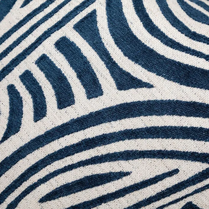 Mudo Home Alba Wave Kirlent Laci̇vert 50x50