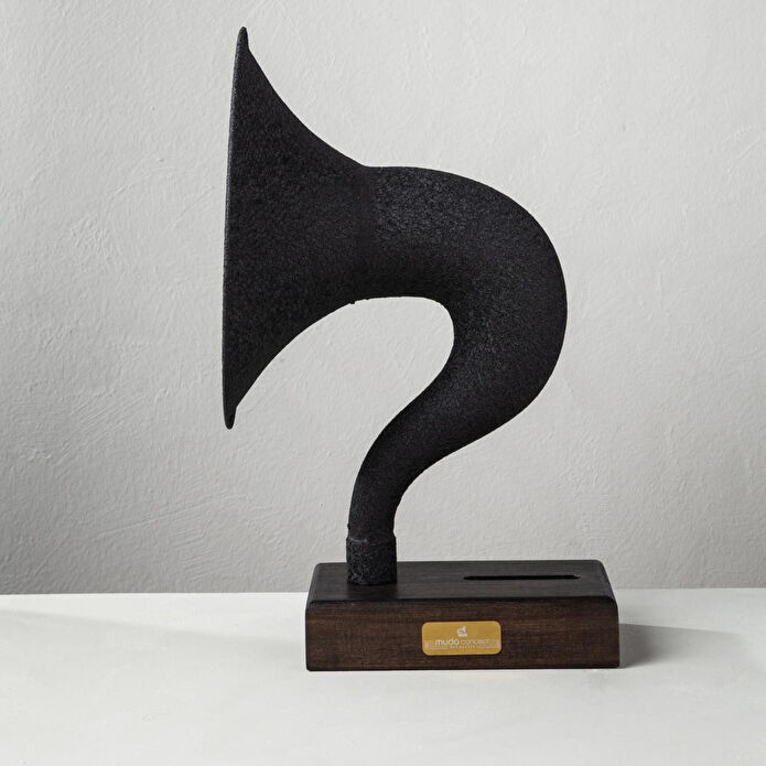 Mudo Home Akusti̇k Gramofon Si̇yah