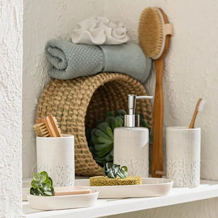 Mudo Home Florista 5'li̇ Kutulu Banyo Seti̇