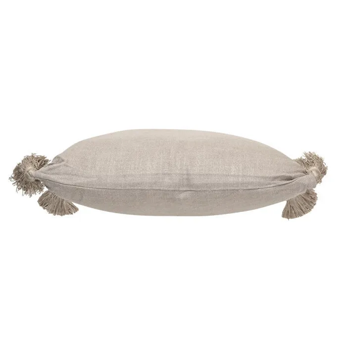 Mudo Home Alba Kirlent Püsküllü Krem 45x45